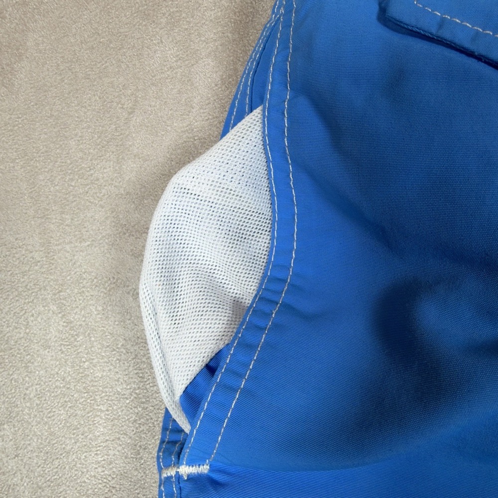 Polo Ralph Lauren Swim Trunks Men's Large Blue Yellow Pony Lined Board Shorts - Picture 4 of 15